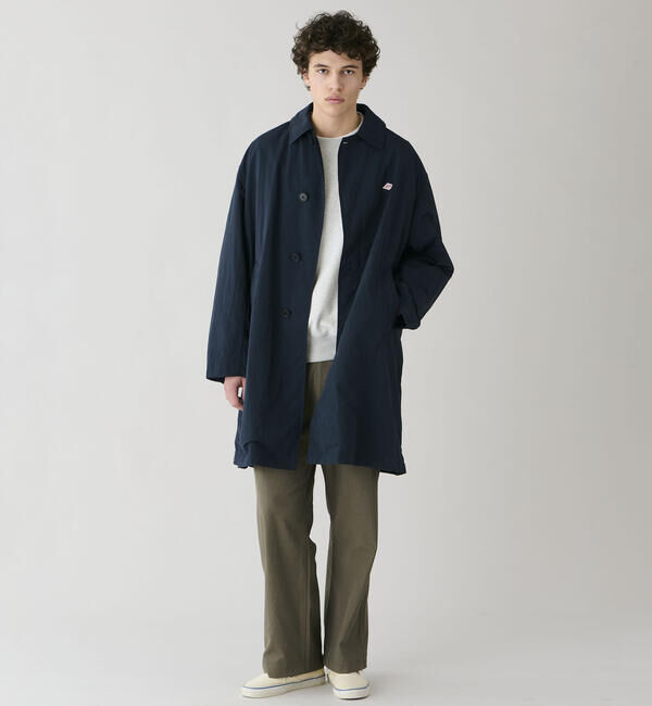 DANTON「DANTON | ナイロンタッサー ステンカラーコート MEN」|ダッフルコート|