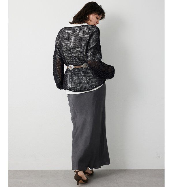  「スエードライクローゲージニット」|ニット・セーター|