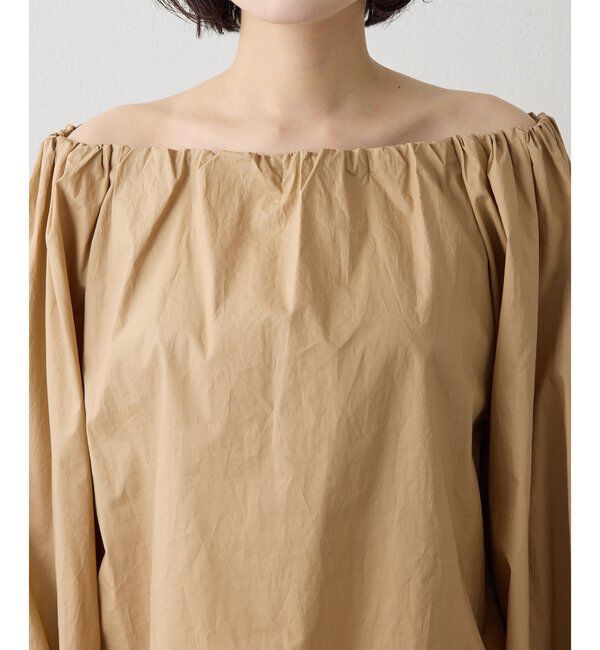  「タイプライターオフショルブラウス」|シャツ・ブラウス|