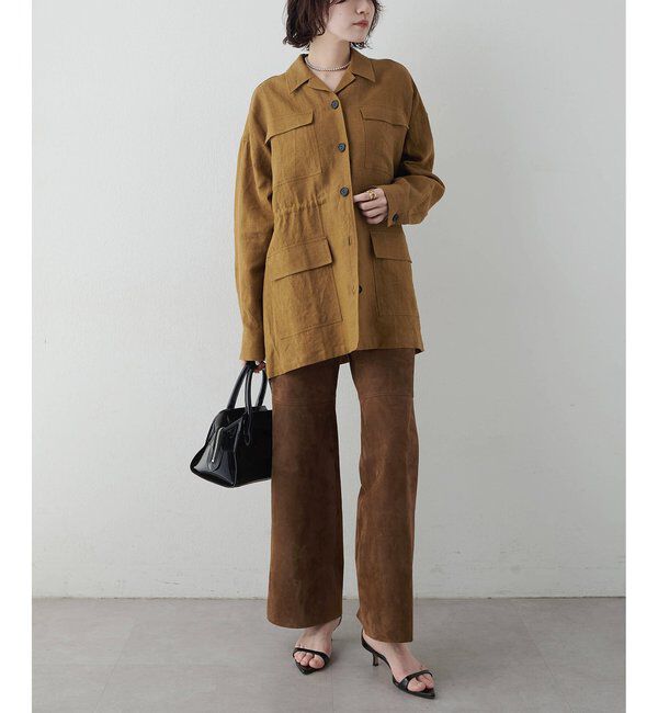  「リネンポケットジャケット」|テーラードジャケット|