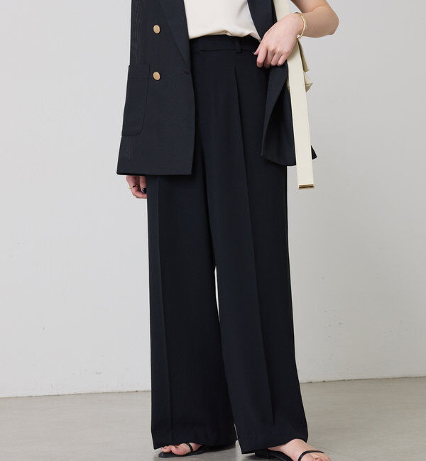  「ジャージワイドパンツ」|チノ|