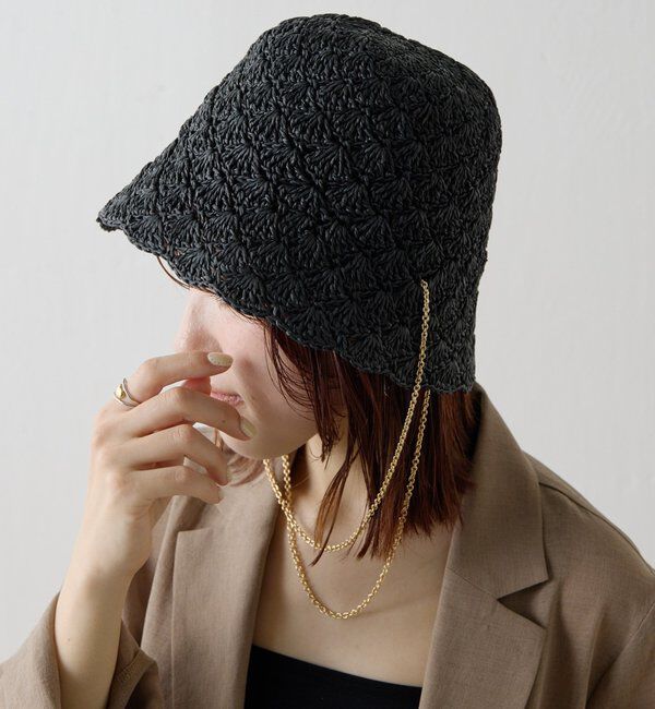  「【Benelli Montacone/ベネリモンタコーネ】別注チェーン付きハット」|ハット|