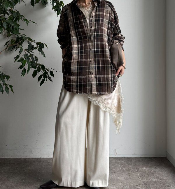  「【WEB限定】チェックシャツ」|シャツ・ブラウス|