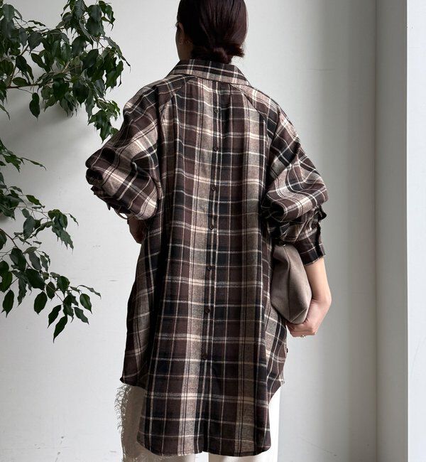  「【WEB限定】チェックシャツ」|シャツ・ブラウス|