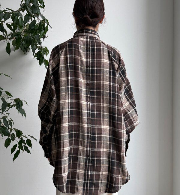  「【WEB限定】チェックシャツ」|シャツ・ブラウス|