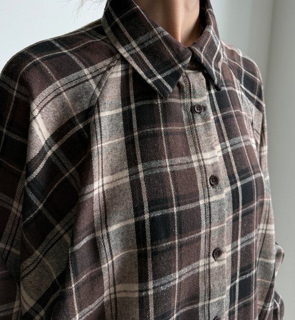  「【WEB限定】チェックシャツ」|シャツ・ブラウス|