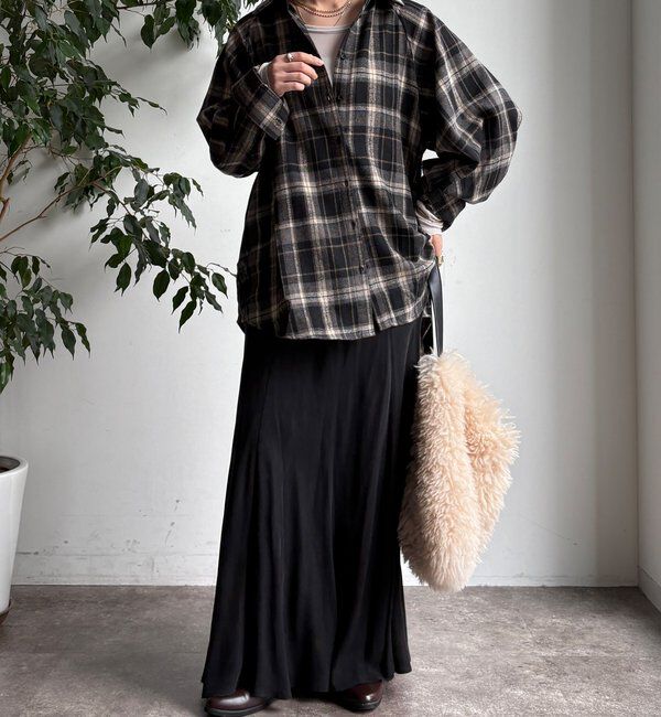  「【WEB限定】チェックシャツ」|シャツ・ブラウス|