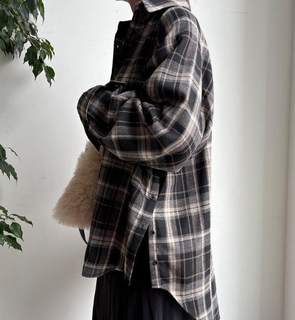  「【WEB限定】チェックシャツ」|シャツ・ブラウス|