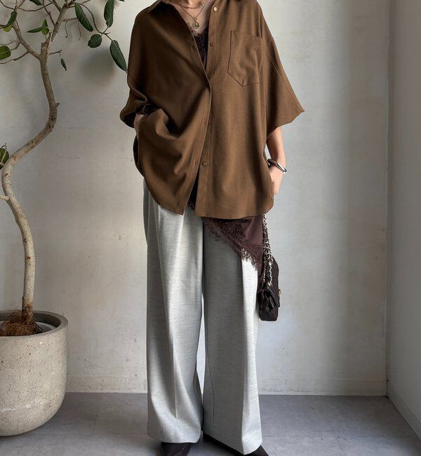  「ソフト起毛ストレッチパンツ」|チノ|