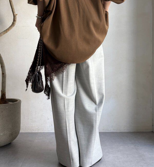  「ソフト起毛ストレッチパンツ」|チノ|