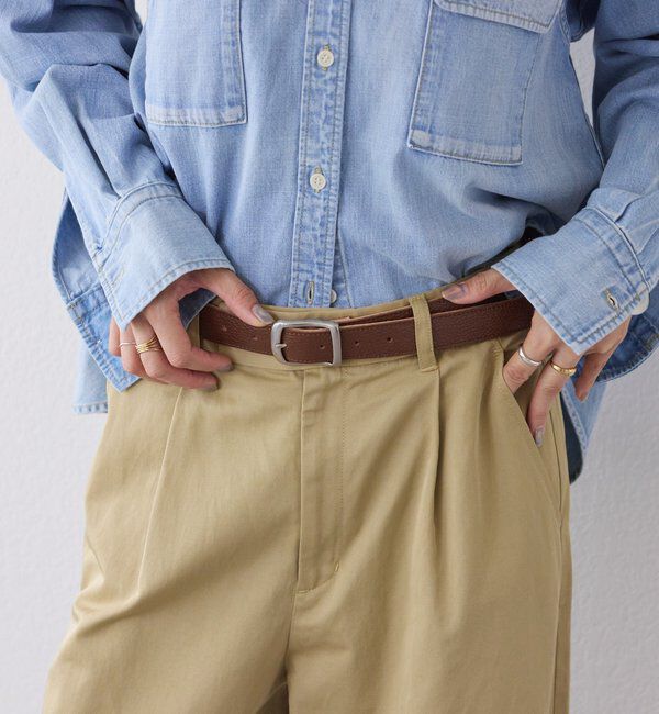  「【A・MONN(アモン)】SHIHOコラボレザーベルト」|ベルト|