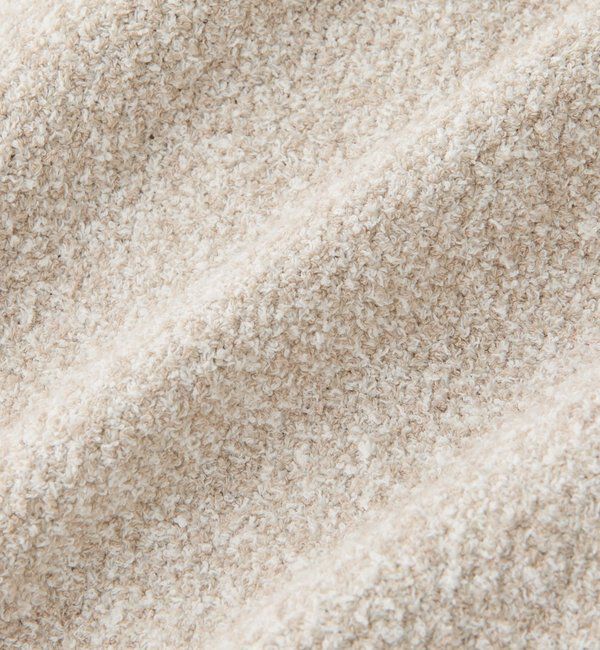  「【大人のこなれ感】メランジブークレーZIPニット」|カーディガン|