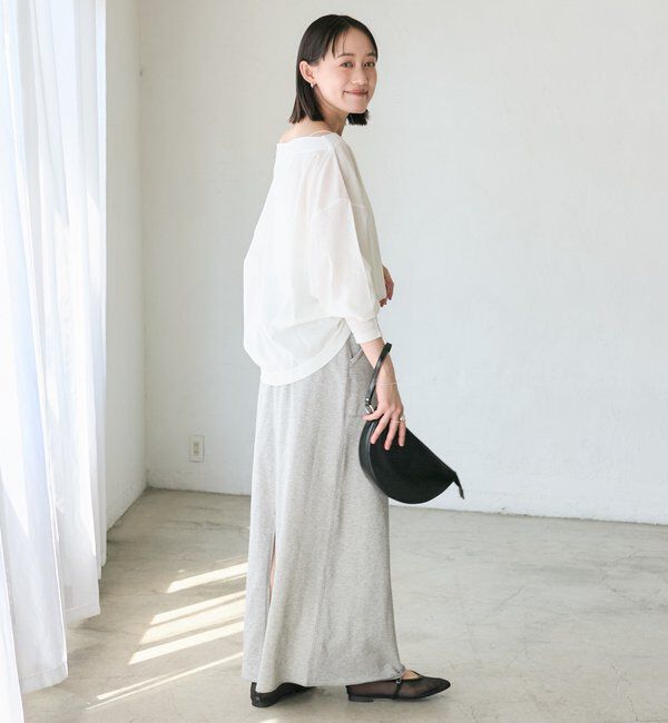  「予約【大人の肌見せに】シアードルマンカットソー」|Tシャツ・カットソー|