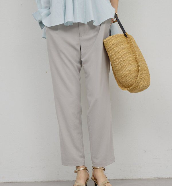  「ライトジャージーテーパードパンツ」|チノ|