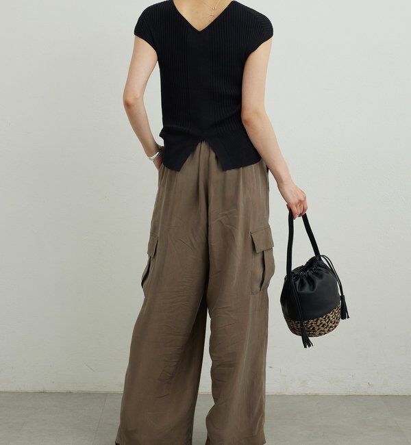  「【セットアップ対応】キュプラカーゴパンツ」|チノ|