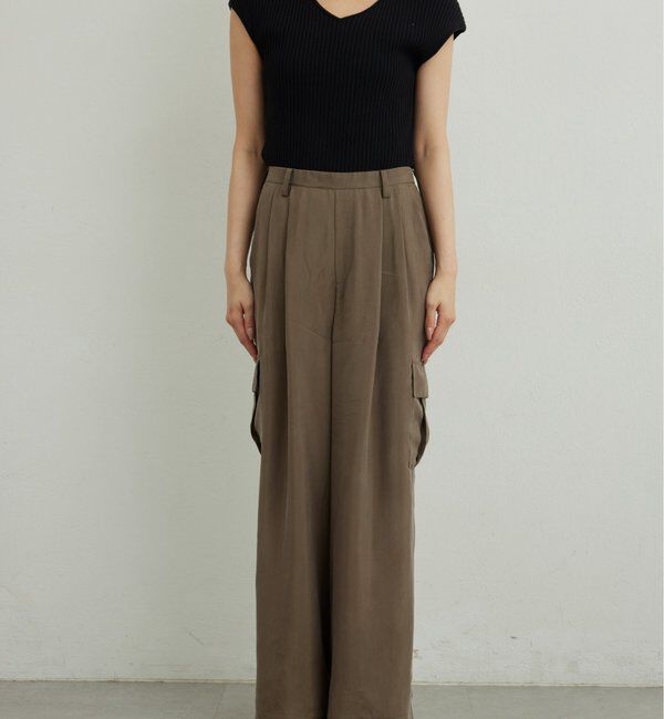  「【セットアップ対応】キュプラカーゴパンツ」|チノ|