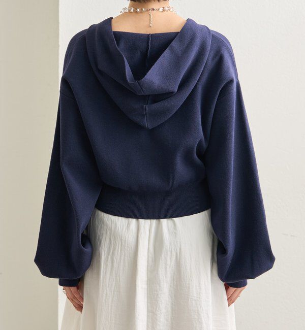  「フーディーニットショートパーカー」|パーカー|