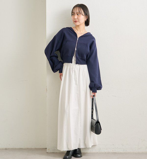  「フーディーニットショートパーカー」|パーカー|