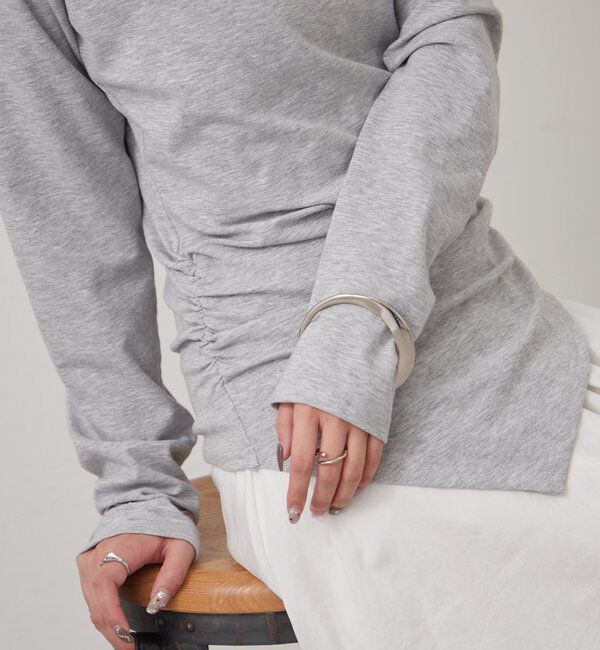  「オフショルヘム カットソー」|Tシャツ・カットソー|