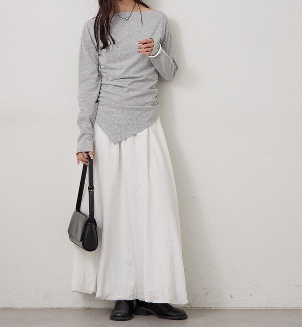  「オフショルヘム カットソー」|Tシャツ・カットソー|