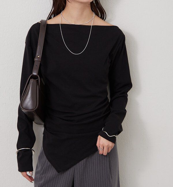  「オフショルヘム カットソー」|Tシャツ・カットソー|