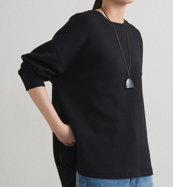  「ポンチプルオーバー」|Tシャツ・カットソー|ブラック