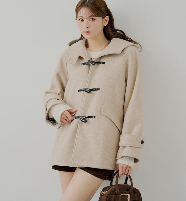  「【WEB限定】フードダッフルミドルコート」|その他|