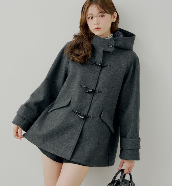  「【WEB限定】フードダッフルミドルコート」|その他|