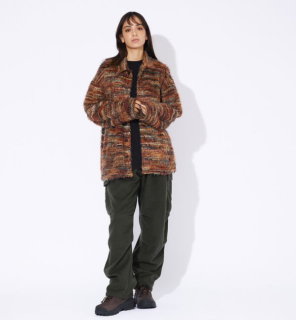 ABAHOUSE「【Revo.】モヘアライクシャツジャケット/ニットジャケット」|カーディガン|