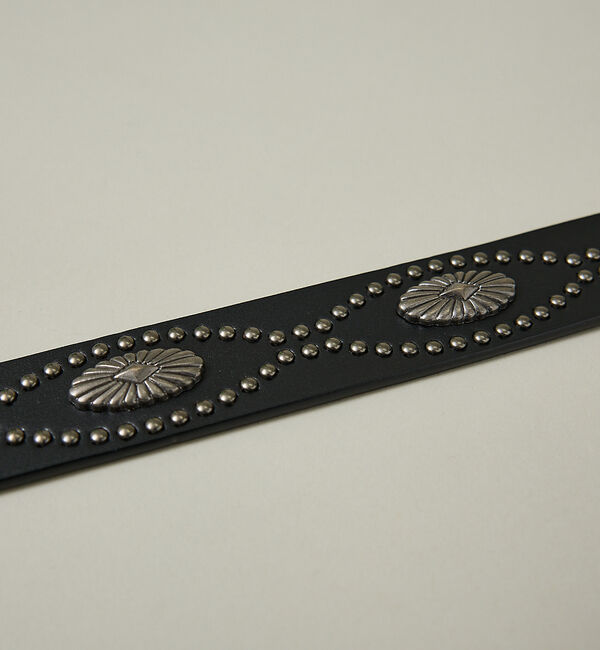 ABAHOUSE「Concho Studded Belt / コンチョ スタッズ ベルト/ヴィンテ」|ベルト|