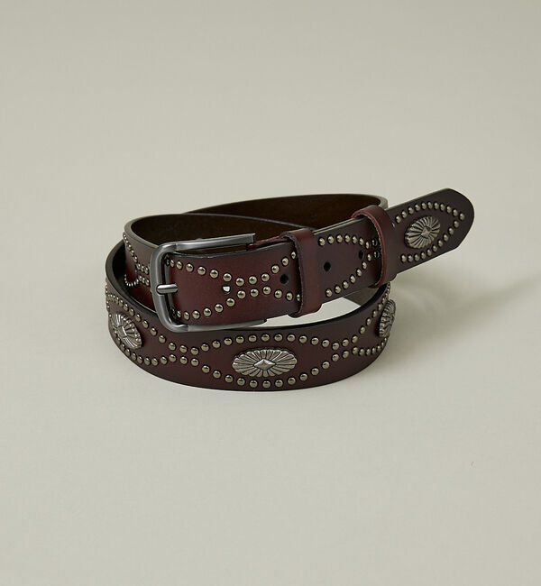 ABAHOUSE「Concho Studded Belt / コンチョ スタッズ ベルト/ヴィンテ」|ベルト|