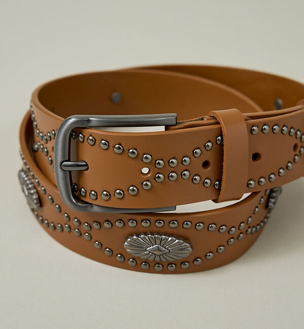 ABAHOUSE「Concho Studded Belt / コンチョ スタッズ ベルト/ヴィンテ」|ベルト|