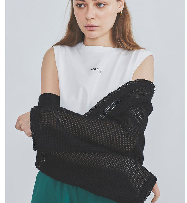 Rouge vif「ヴィンテージライクロゴノースリーブ」|Tシャツ・カットソー|ホワイト