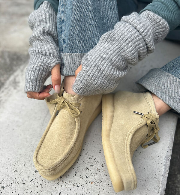 Rouge vif「【CLARKS/クラークス】ワラビーブーツ　wallabee Boot」|ショートブーツ|