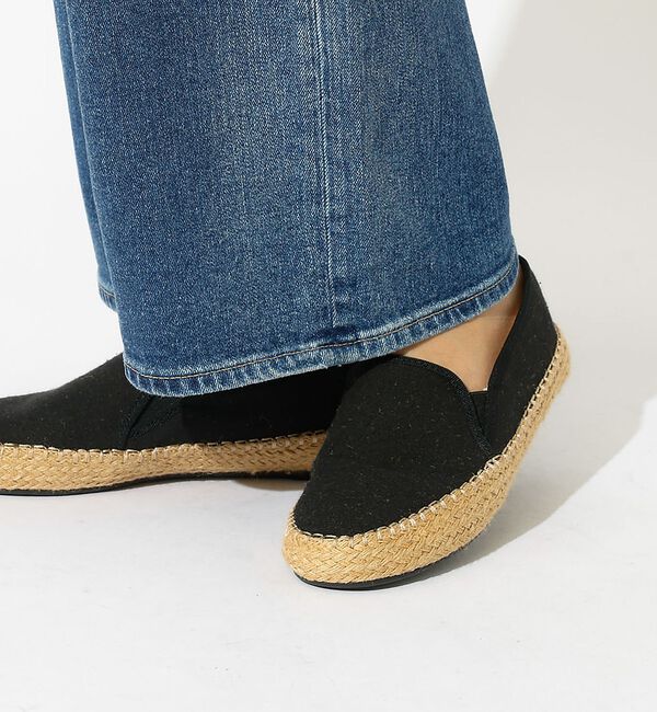 Rouge vif「【EMU / エミュ】エスパドリーユ スリッポン【予約】」|サンダル|ブラック