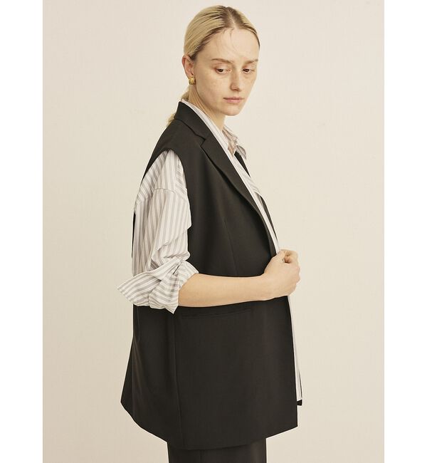 Rouge vif「【セットアップ対応】テーラーカラージレ」|ダウンベスト・ベスト|