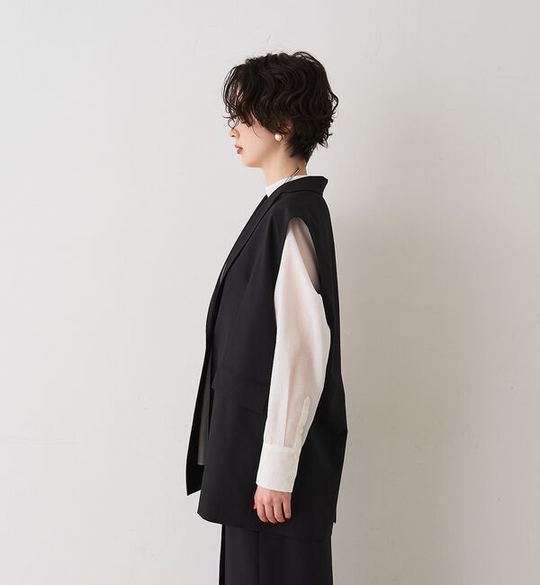 Rouge vif「【セットアップ対応】テーラーカラージレ」|ダウンベスト・ベスト|