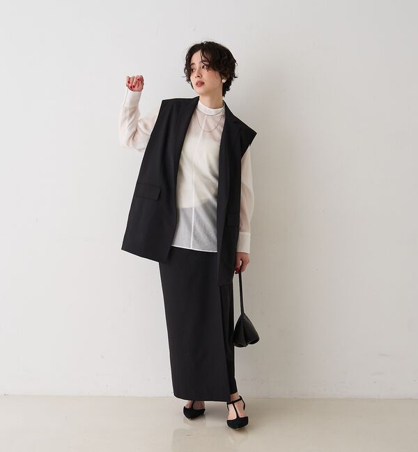 Rouge vif「【セットアップ対応】テーラーカラージレ」|ダウンベスト・ベスト|