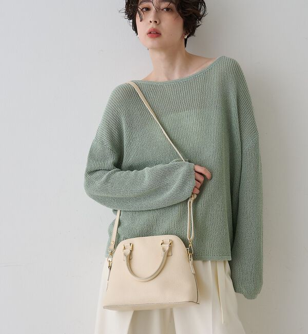 Rouge vif「【AULENTTI/オウレンティ】レザー2wayハンドバッグ/ショルダーバッグ【」|ショルダー・メッセンジャー|