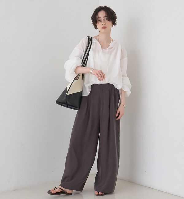 Rouge vif「【一部店舗限定】バルーンスリーブシアーブラウス【予約】」|シャツ・ブラウス|