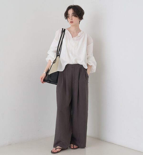 Rouge vif「【一部店舗限定】バルーンスリーブシアーブラウス【予約】」|シャツ・ブラウス|