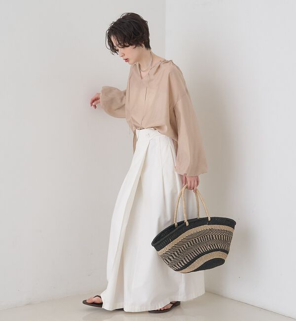 Rouge vif「【一部店舗限定】バルーンスリーブシアーブラウス【予約】」|シャツ・ブラウス|