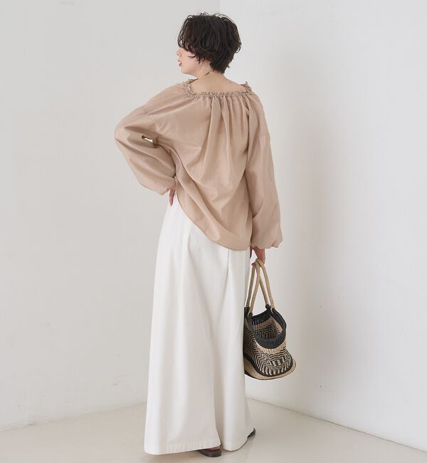 Rouge vif「【一部店舗限定】バルーンスリーブシアーブラウス【予約】」|シャツ・ブラウス|