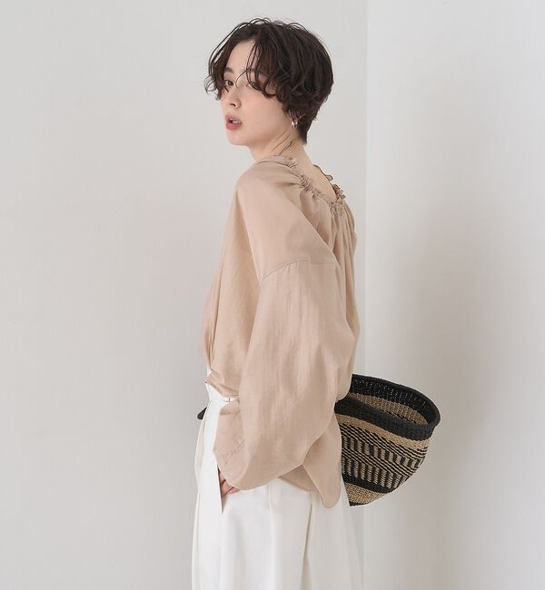 Rouge vif「【一部店舗限定】バルーンスリーブシアーブラウス【予約】」|シャツ・ブラウス|