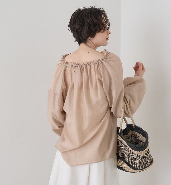 Rouge vif「【一部店舗限定】バルーンスリーブシアーブラウス【予約】」|シャツ・ブラウス|