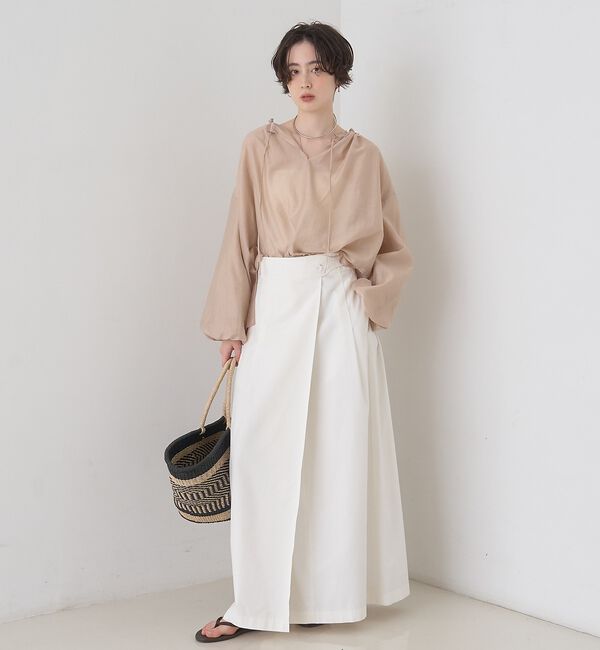 Rouge vif「【一部店舗限定】バルーンスリーブシアーブラウス【予約】」|シャツ・ブラウス|