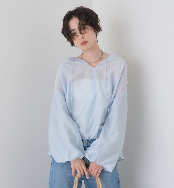 Rouge vif「【一部店舗限定】バルーンスリーブシアーブラウス【予約】」|シャツ・ブラウス|