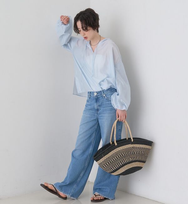 Rouge vif「【一部店舗限定】バルーンスリーブシアーブラウス【予約】」|シャツ・ブラウス|