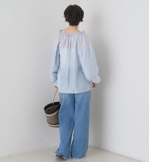 Rouge vif「【一部店舗限定】バルーンスリーブシアーブラウス【予約】」|シャツ・ブラウス|