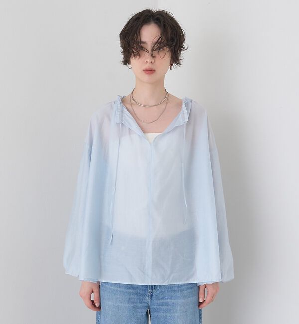 Rouge vif「【一部店舗限定】バルーンスリーブシアーブラウス【予約】」|シャツ・ブラウス|